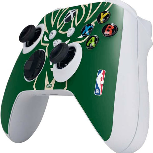 NBA Milwaukee Bucks Large Logo Xbox Series S Controller Skin