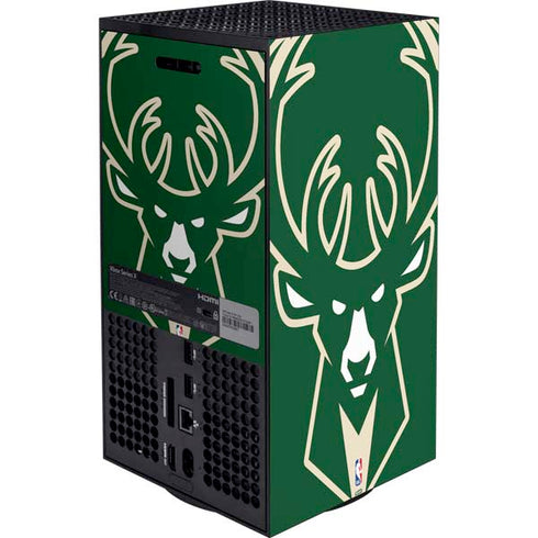 NBA Milwaukee Bucks Large Logo Xbox Series X Bundle Skin