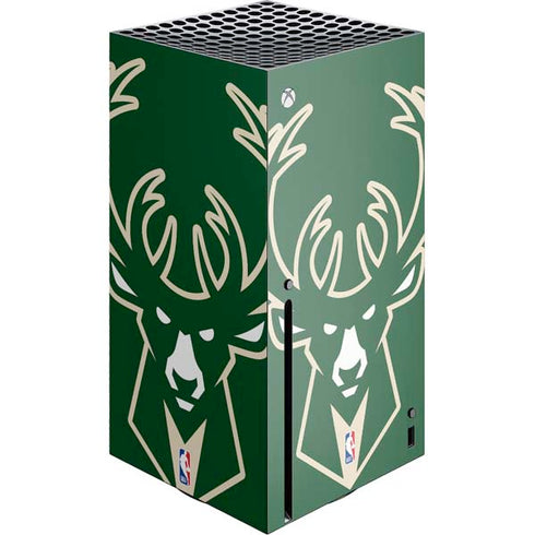NBA Milwaukee Bucks Large Logo Xbox Series X Console Skin