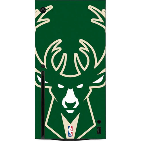 NBA Milwaukee Bucks Large Logo Xbox Series X Console Skin