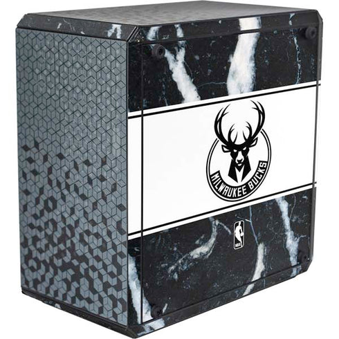 NBA Milwaukee Bucks Marble Cooler Master MasterBox Q300L Mini Tower Skin