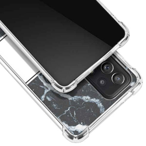 NBA Milwaukee Bucks Marble Galaxy A52 5G Clear Case