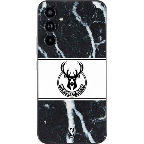 NBA Milwaukee Bucks Marble Galaxy A54 5G Skin
