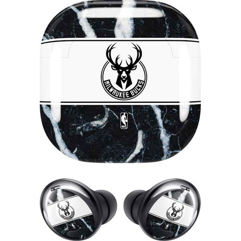 NBA Milwaukee Bucks Marble Galaxy Buds Pro Skin