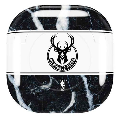 NBA Milwaukee Bucks Marble Galaxy Buds Pro Skin