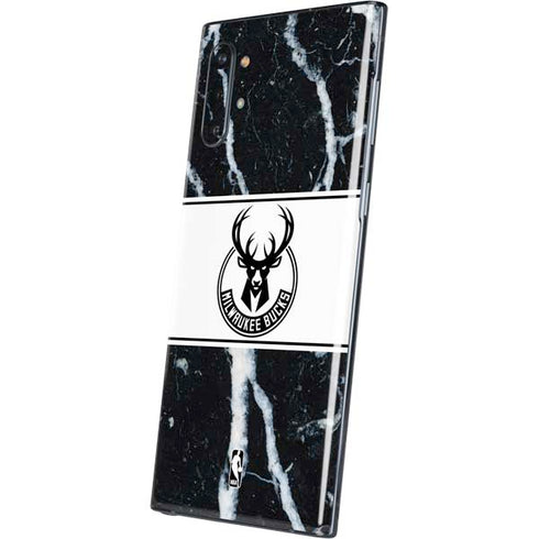 NBA Milwaukee Bucks Marble Galaxy Note 10 Plus Skin