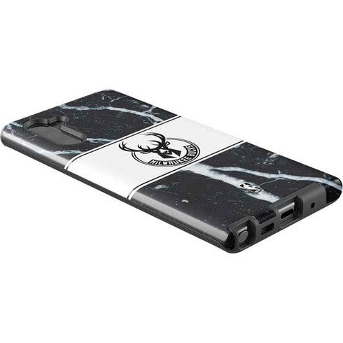 NBA Milwaukee Bucks Marble Galaxy Note 10 Pro Case
