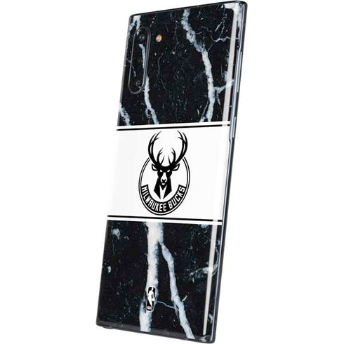 NBA Milwaukee Bucks Marble Galaxy Note 10 Skin