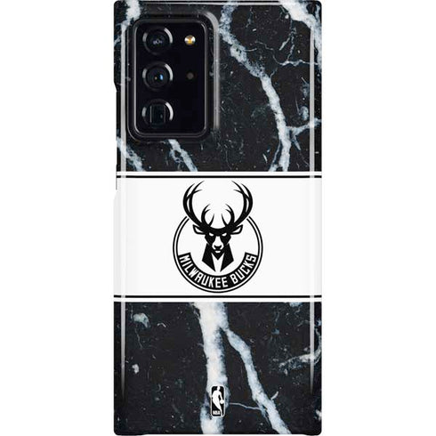 NBA Milwaukee Bucks Marble Galaxy Note20 Ultra 5G Lite Case