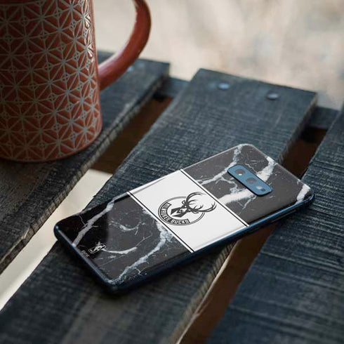 NBA Milwaukee Bucks Marble Galaxy S10e Skin