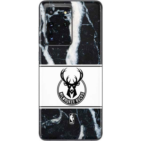 NBA Milwaukee Bucks Marble Galaxy S20 Ultra 5G Skin