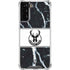 NBA Milwaukee Bucks Marble Galaxy S21 Plus 5G Clear Case