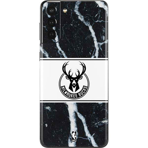 NBA Milwaukee Bucks Marble Galaxy S21 Plus 5G Skin