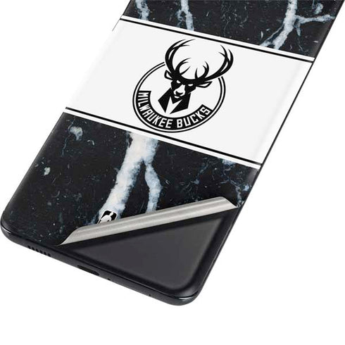 NBA Milwaukee Bucks Marble Galaxy S21 Plus 5G Skin