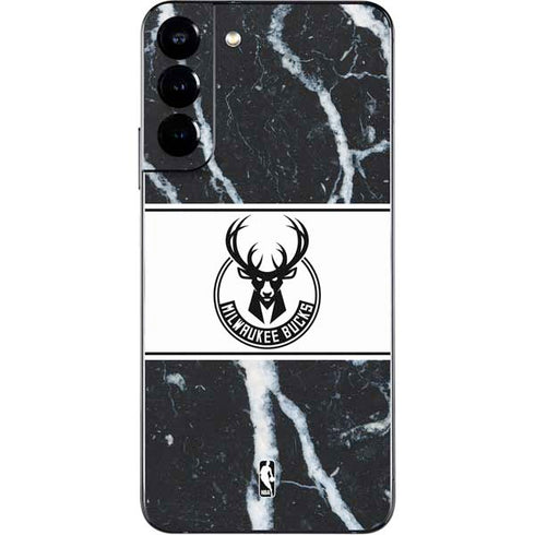 NBA Milwaukee Bucks Marble Galaxy S22 Plus Skin
