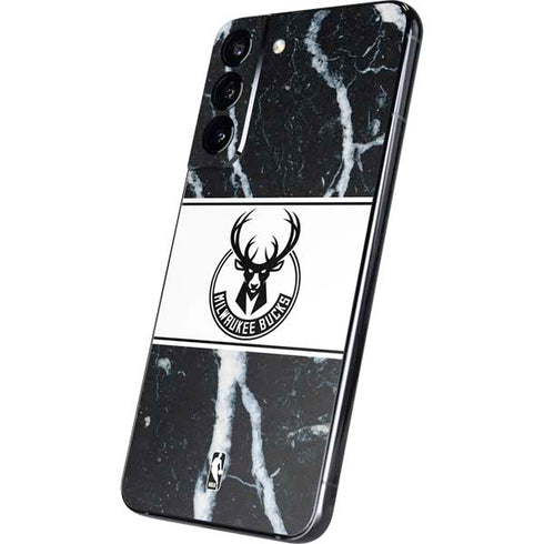 NBA Milwaukee Bucks Marble Galaxy S22 Plus Skin