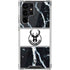 NBA Milwaukee Bucks Marble Galaxy S22 Ultra Clear Case