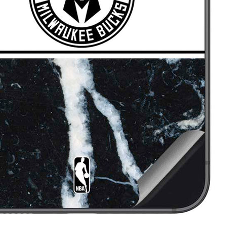 NBA Milwaukee Bucks Marble Galaxy S23 FE Skin