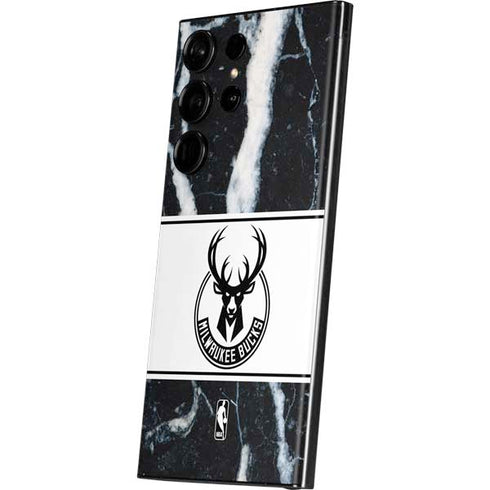 NBA Milwaukee Bucks Marble Galaxy S23 Ultra Skin