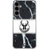 NBA Milwaukee Bucks Marble Galaxy S24 Plus Clear Case