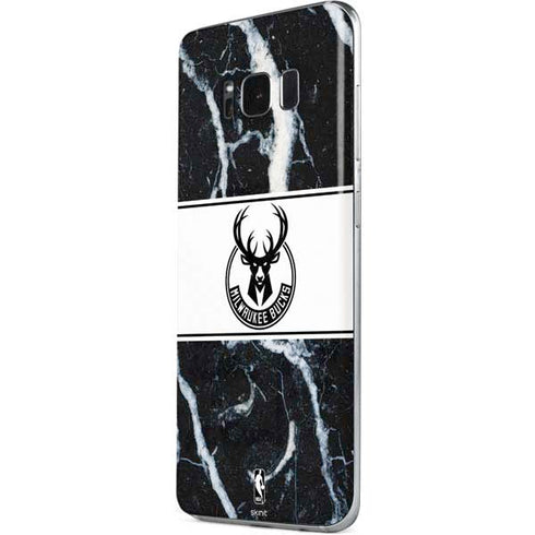 NBA Milwaukee Bucks Marble Galaxy S8 Plus Skin