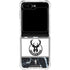 NBA Milwaukee Bucks Marble Galaxy Z Flip5 5G Clear Case