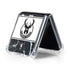 NBA Milwaukee Bucks Marble Galaxy Z Flip5 5G Clear Case
