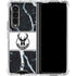 NBA Milwaukee Bucks Marble Galaxy Z Fold4 5G Clear Case