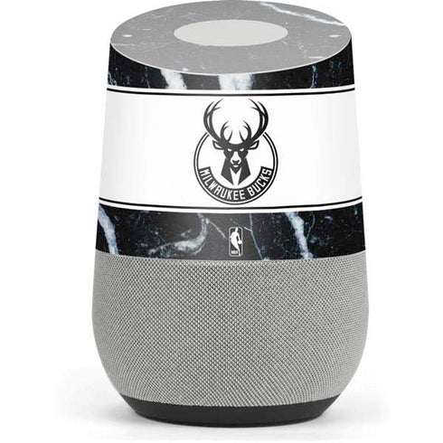NBA Milwaukee Bucks Marble Google Home Skin