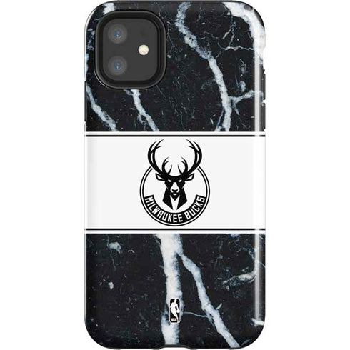 NBA Milwaukee Bucks Marble iPhone 11 Impact Case