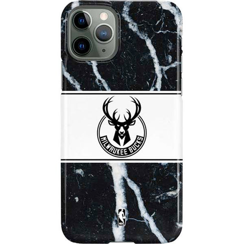 NBA Milwaukee Bucks Marble iPhone 11 Pro Lite Case