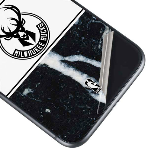 NBA Milwaukee Bucks Marble iPhone 11 Skin