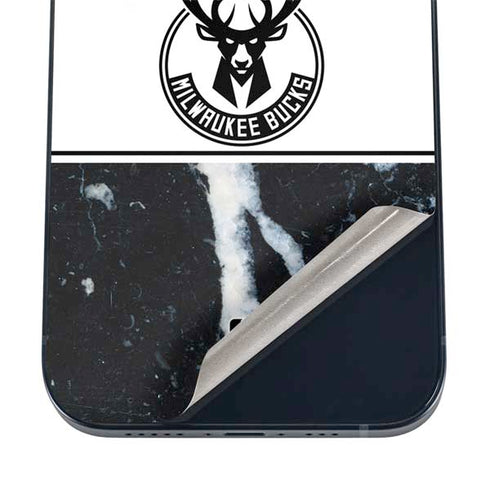 NBA Milwaukee Bucks Marble iPhone 12 Mini Skin