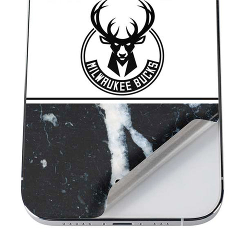 NBA Milwaukee Bucks Marble iPhone 12 Pro Skin