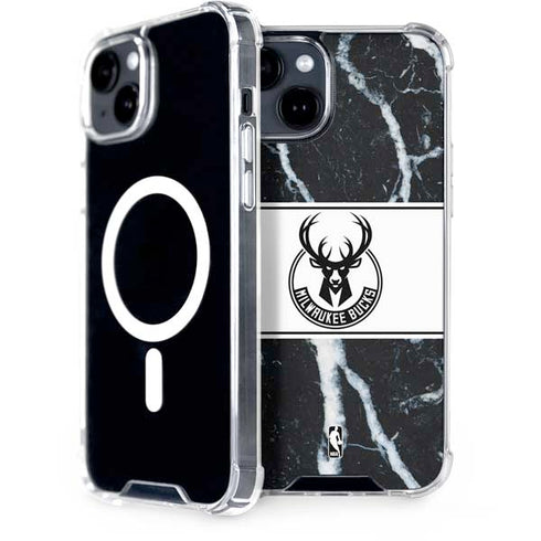 NBA Milwaukee Bucks Marble iPhone 13 MagSafe Case