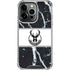 NBA Milwaukee Bucks Marble iPhone 13 Pro Clear Case