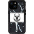 NBA Milwaukee Bucks Marble iPhone 15 Waterproof Case