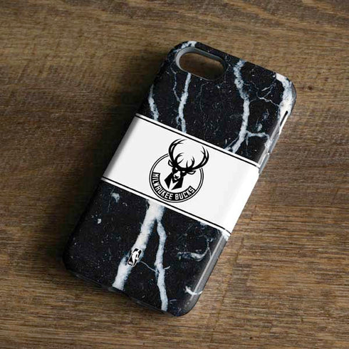 NBA Milwaukee Bucks Marble iPhone 7 Pro Case