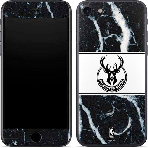 NBA Milwaukee Bucks Marble iPhone 7 Skin