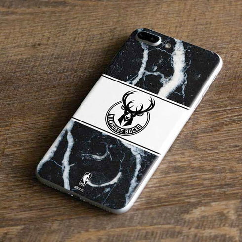 NBA Milwaukee Bucks Marble iPhone 8 Plus Skin