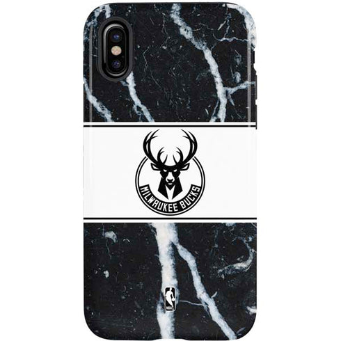 NBA Milwaukee Bucks Marble iPhone X Pro Case