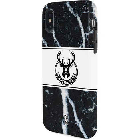 NBA Milwaukee Bucks Marble iPhone X Pro Case