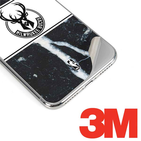 NBA Milwaukee Bucks Marble iPhone X Skin