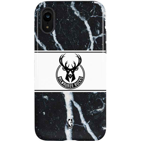 NBA Milwaukee Bucks Marble iPhone XR Pro Case