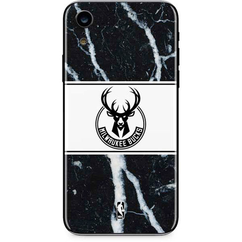 NBA Milwaukee Bucks Marble iPhone XR Skin