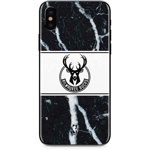 NBA Milwaukee Bucks Marble iPhone XS Max Skin