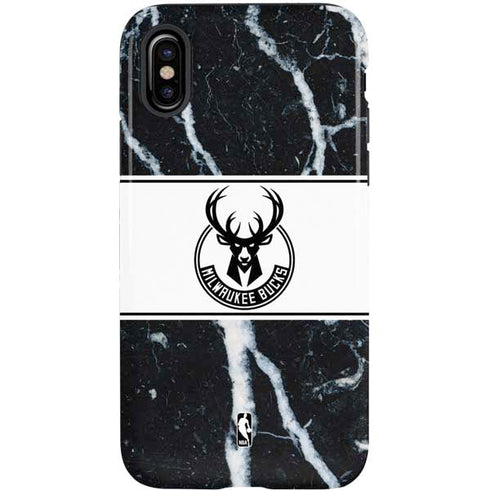 NBA Milwaukee Bucks Marble iPhone XS Pro Case