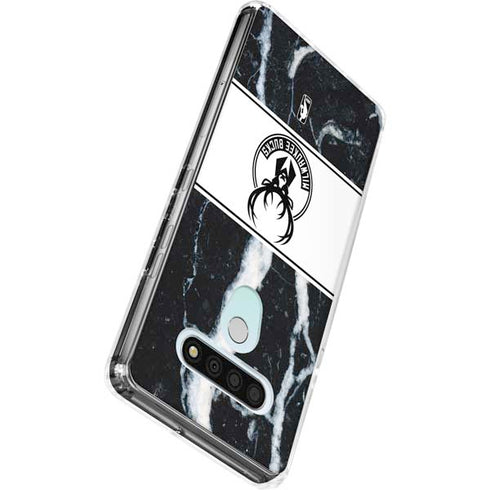 NBA Milwaukee Bucks Marble LG Stylo 6 Clear Case
