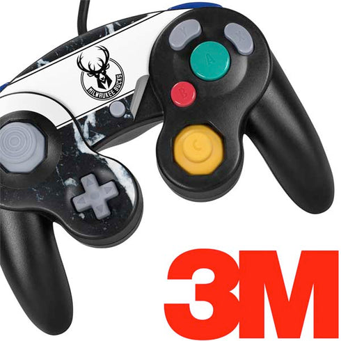 NBA Milwaukee Bucks Marble Nintendo GameCube Controller Skin