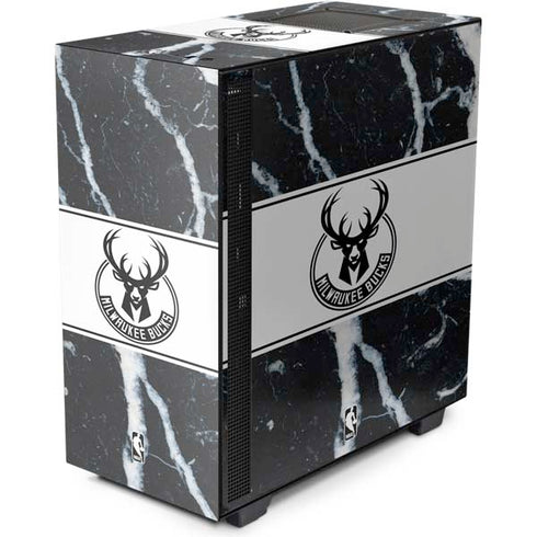 NBA Milwaukee Bucks Marble NZXT H510 Compact ATX Mid-Tower Case Skin